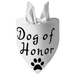 Wedding Party Pet Dog Bandana