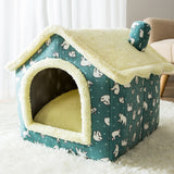 Foldable  Sleeping House Warm Cat Bed