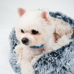 New Warm Round Plush Soft Dog Bed