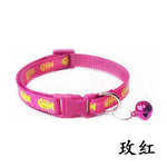 Flower Pendant Print Pet Collar