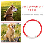 Led Usb Pet  Night Luminous Charge Collar