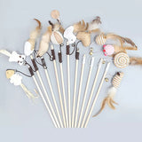 40cm Wood Pet Toys Teaser
