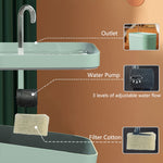 Ultra-Quiet Pet Water Fountain Auto Filter