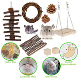 Hamster Chew Toy Set for Rabbit Guinea Pig