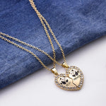 2 PCS/Set Animal Best Friends two Parts Pendant