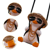 Swinging Duck Car Pendant