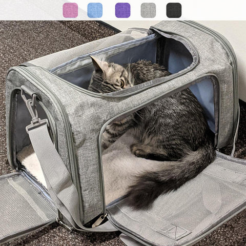 Cat Carrier Bag Outdoor Pet Transport Carriers