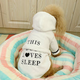 Pets Bathrobe Pajamas Sleeping Clothes