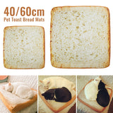 Creative Pet Toast Bread Mat Square Removable