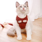 Bowknot Cat Harness and Leash Set