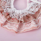 NEW2022 Lace Pet Scarf Cute Adjustment Belt