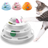 4 Layer Creative  Pet Tower Tracks Toy