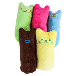 Catnip Molar Cat Toy Cute Cat fun Interactive Plush Toy Pet Chewing Sounding Toy Mint kitten claws Thumb Pillow Pet