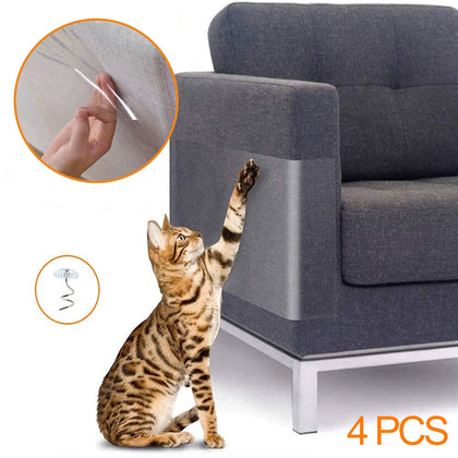 4pcs/lot Tape Couch Guard Durable Sticker Anti Cat Scratching Post