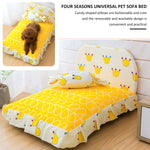 Pet Sleeping Bed &amp; Mat Warm Soft Fleece