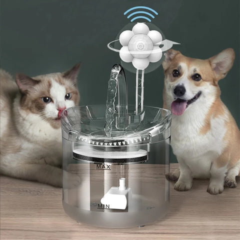 2L Intelligent Cat Water Fountain With Faucet