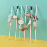 Plush Animal Cat Toy Hemp Rope Teasing