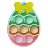 Stylish 3D Pop Pinch Ball Silicone Rainbow