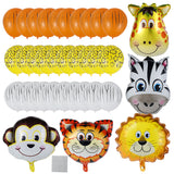 30Pcs 12 inch Animal Set Birthday Balloons