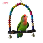 1PC Natural Wooden Parrots Training Toy