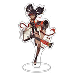 Anime Figure Genshin Impact Diluc Venti Klee Zhongli Cosplay Acrylic Stand Model Plate Desk Decor Standing Sign Keychain Gifts