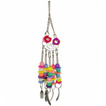 1 Pc Bird Chewing Toy Colorful Beads Bird