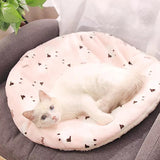 Round Pet Sleeping Mat Warm Dog Bed