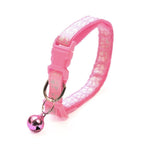 Pet Collar With Bell Cartoon Footprint