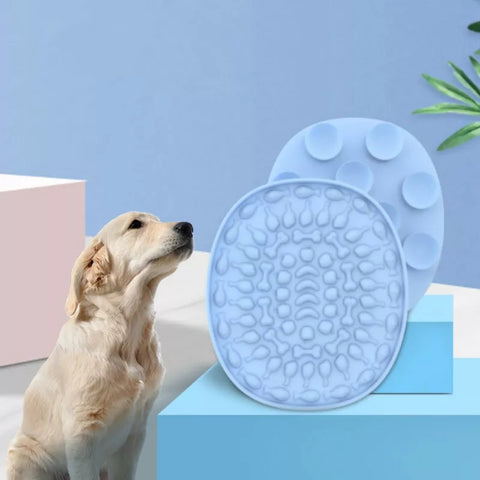 Silicone Dog Lick Mat Training Plate