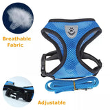 Cat Dog Adjustable Harness Soft Breathable