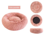 Donut Round Dog Kennel Fluffy Cushion Mat
