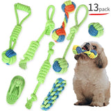 13PCS Pet Toys Clean Teeth Cotton Rop Mini