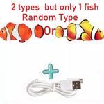 Cat USB Charger Toy Fish Interactive