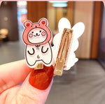 10PCS/Set Cartoon Animals Drink Hairpins