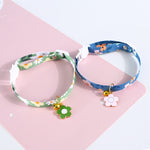 Flower Pendant Print Pet Collar