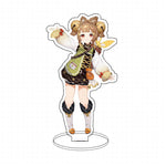 Anime Figure Genshin Impact Diluc Venti Klee Zhongli Cosplay Acrylic Stand Model Plate Desk Decor Standing Sign Keychain Gifts