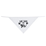 Wedding Party Pet Dog Bandana