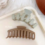 Headwear Set New Women Fashion Claw Clip Coffee Black Acrylic Large Hair Claw Korean For Girl Clip Barrette Hair Accessories