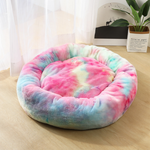 Colorful Round Sleeping Pet Washable Sofa Bed