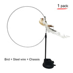 Funny Simulation Bird Interactive Cat Feather