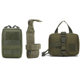 Tactical Dog Harness Bag Set Durable Pet Pocket