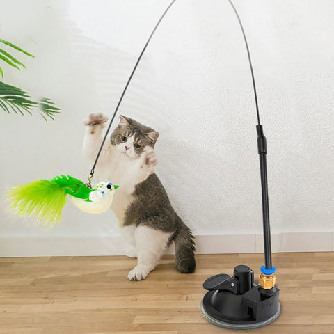 Interactive Cat Toy Funny Simulation Feather Bird