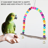 17pcs/set Parrot Birds Toy Swing  Hanging Bell