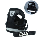 Dog Harness And Leash Set Reflective