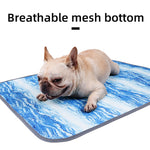 Dog Cooling Mat Summer Breathable Blanket