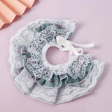 NEW2022 Lace Pet Scarf Cute Adjustment Belt