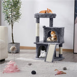 Cat Tree with Condo and Scratching Post Tower