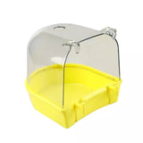 JMT Bird Bath Tub for Cage Parrot Anti-Slip