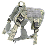 Military Big Dog Harness Pet German Shepherd