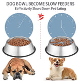 Slow Feeder Dog Bowl Insert Silicone